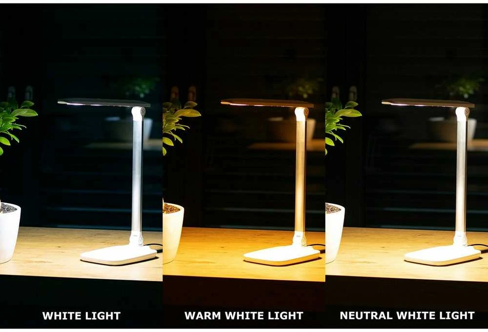 Montis Stalinė lempa wielofunkcyjna LED MT042 table lamp 5.7 W F Baltas