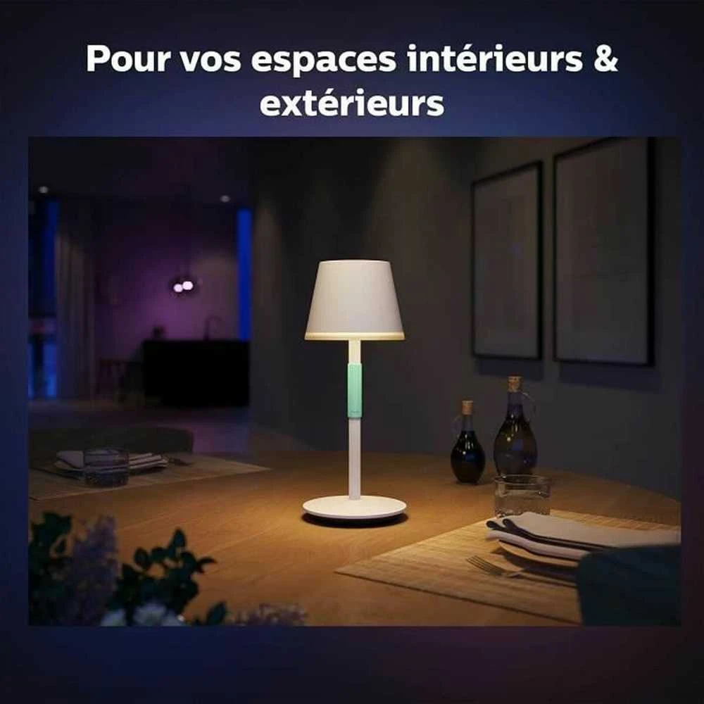 Philips Hue Baltas & Color Ambiance Go nešiojama stalinė lempa balta