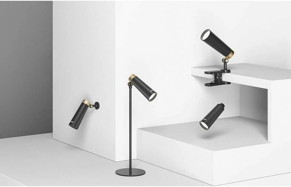 Yeelight 4-in-1 Rechargeable Desk Lamp, Juodas - stalinis šviestuvas