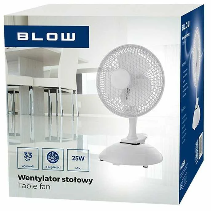 Blow Stalinis ventiliatorius 6"/15cm Clip 25W 2in1