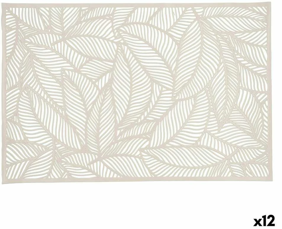 Stalo kilimėlis Quid Habitat Paklodės Rusvai gelsva Tekstilė (30 x 45 cm) (Pack 12x)