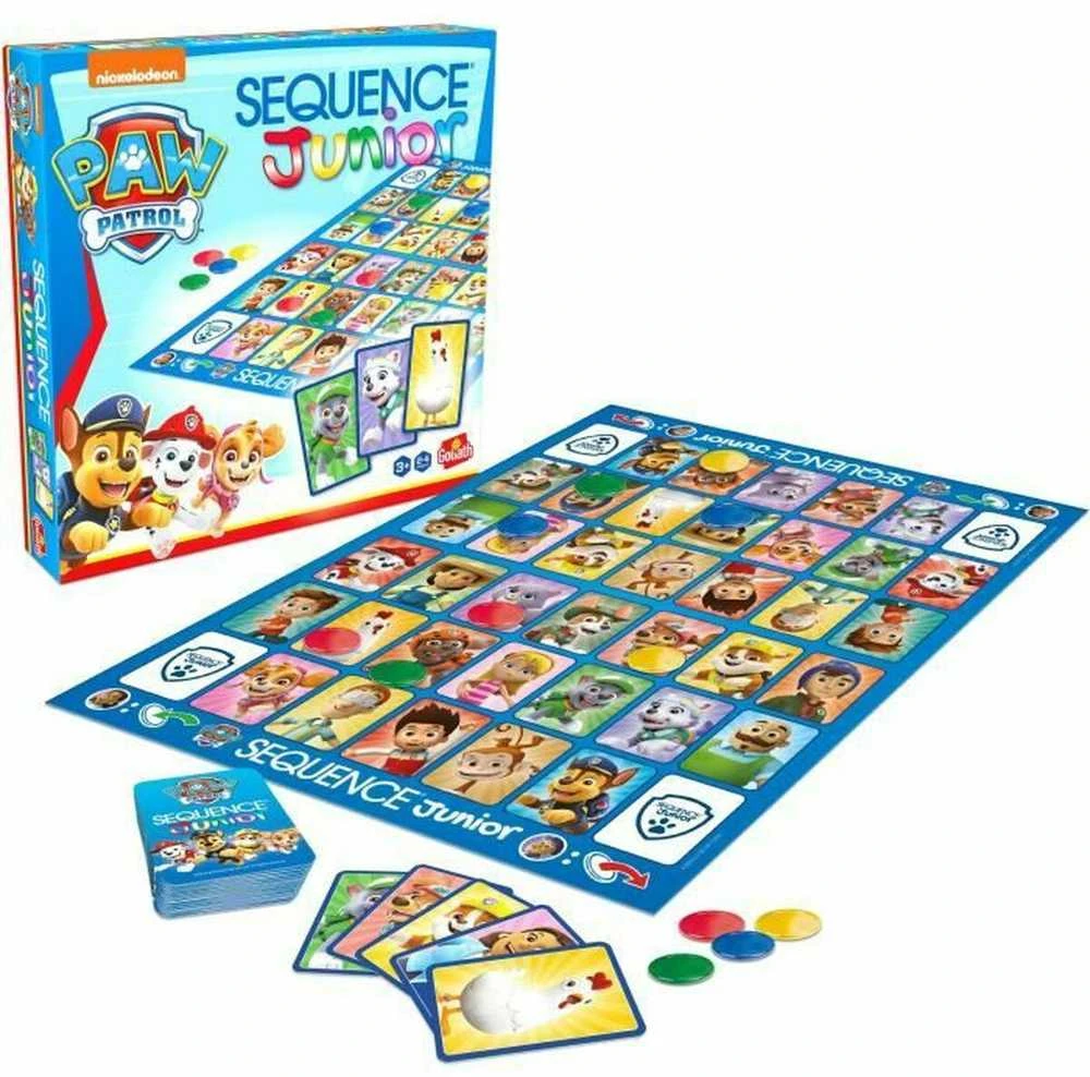 GOLIATH PAW PATROL Stalo žaidimas Sequence Junior, 932016,006