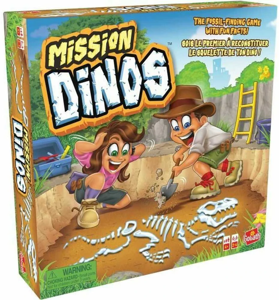 Stalo žaidimas Goliath MISION DINOS, FR, EN