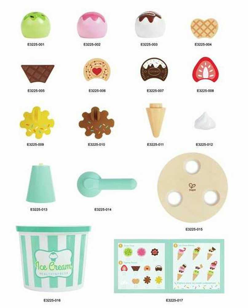 Hape Ice Kreminis Bucket Playset