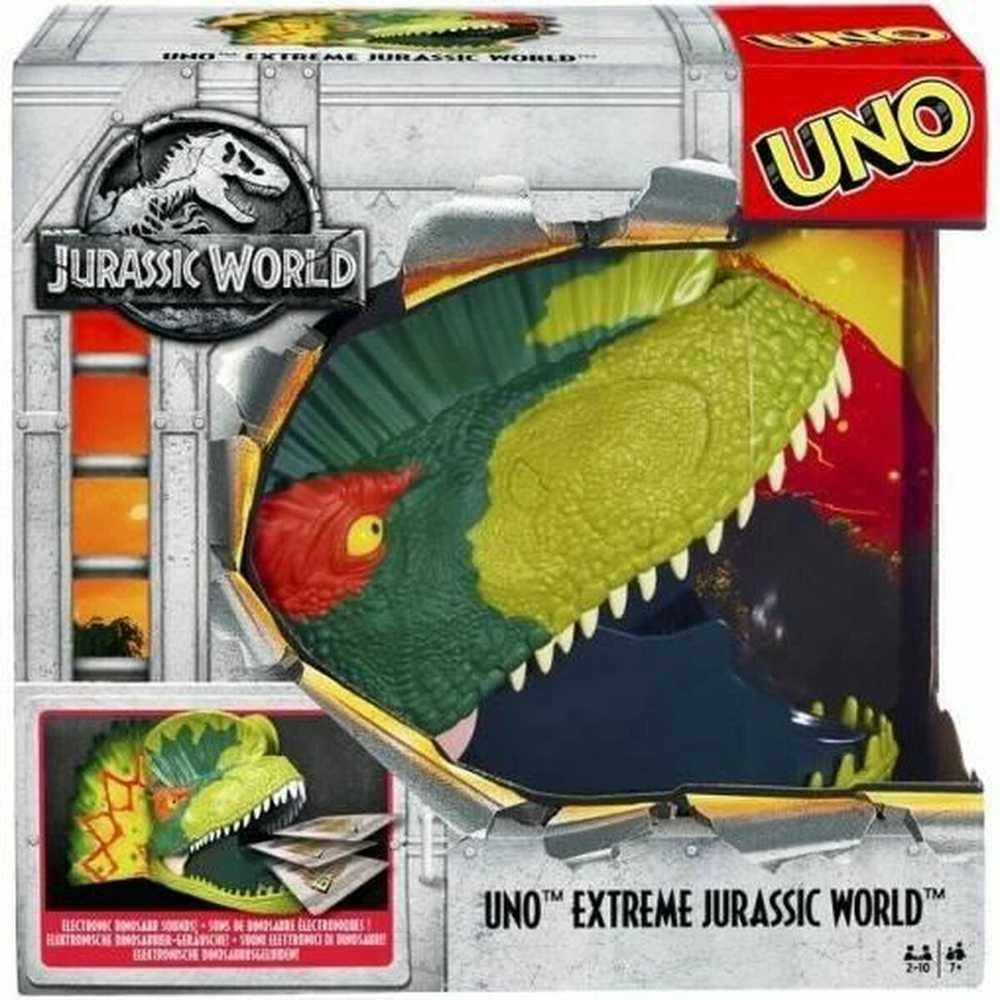 Mattel UNO kortos JURASSIC WORLD (JFT28)