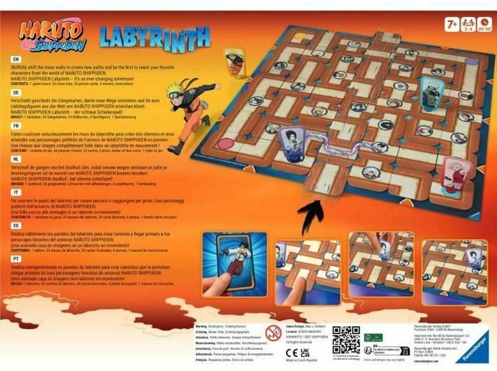 Naruto labirintas – stalo žaidimai – Naruto Shippuden – 7 m. – Ravensburger