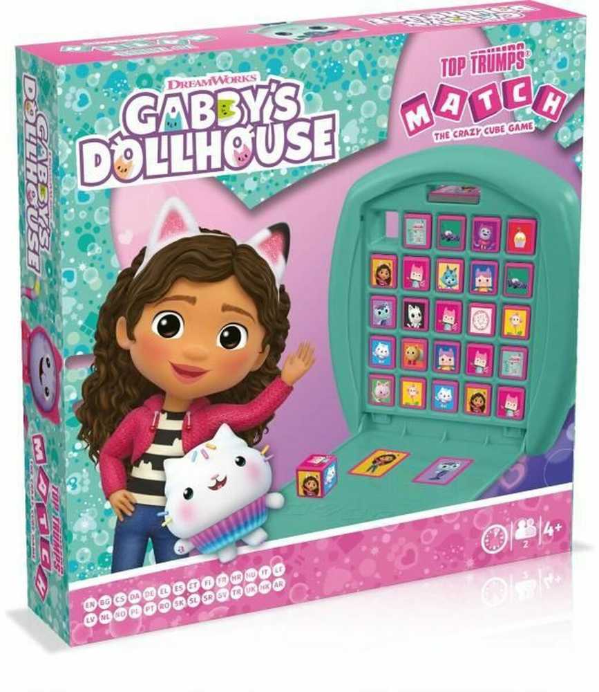 Winning Moves LAIMĖJIMAS Gabby's Dollshouse Top Trumps Match WM04252 54010