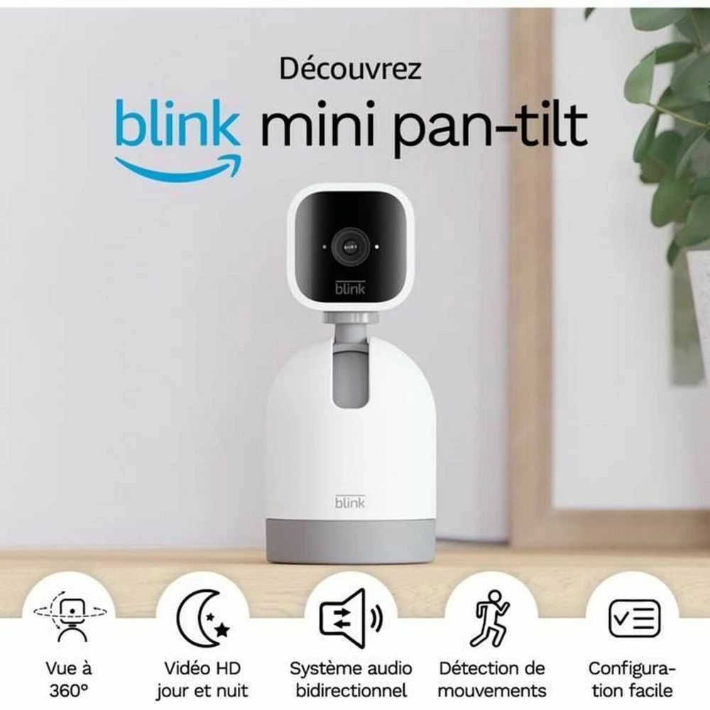 Amazon „Blink“ – mini pakreipiama kamera – balta