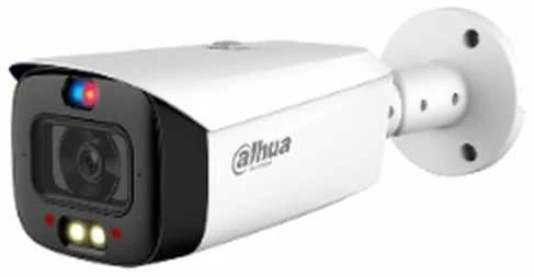 Dahua IP kamera HFW3449T1-AS-PV-S3 4MP FULL-COLOR. IR+LED pašvietimas iki 30m. 2.8mm 101°. SMD, IVS