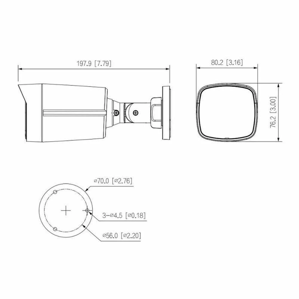 IP KAMERA IPC-HFW1239TL1-A-IL Išmanus dvigubas apšvietimas – 1080p 2,8 mm DAHUA