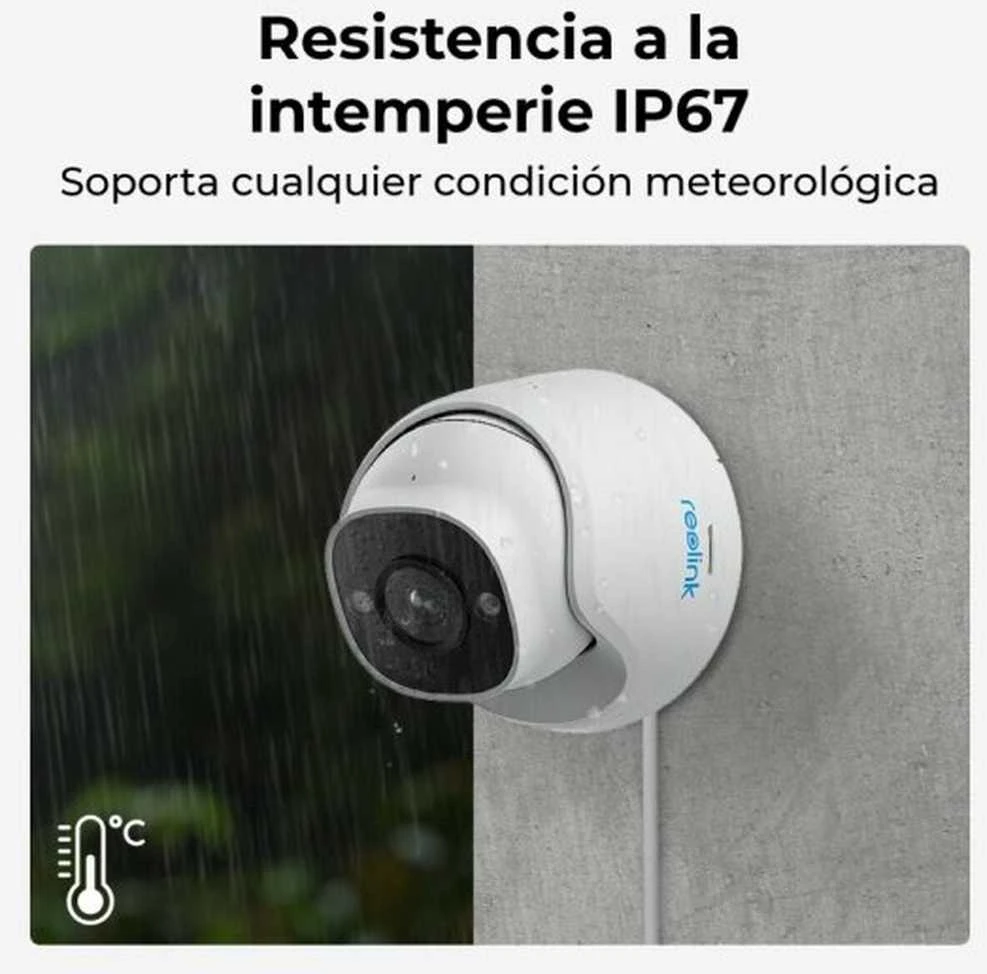 Reolink | IP kamera | RLC-510A | Kulka | 5 MP | Fiksuotas objektyvas | Maitinimas per Ethernet (PoE) | IP66 | H.264 | „MicroSD“ (maks. 256 GB) | Baltas