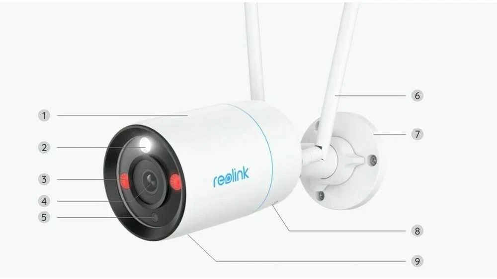 Reolink | 4K WiFi 6 stebėjimo kamera | W330 | Kulka | 8 MP | 4mm/F1.6 | IP67 | H.265 | „Micro SD“, maks. 512 GB