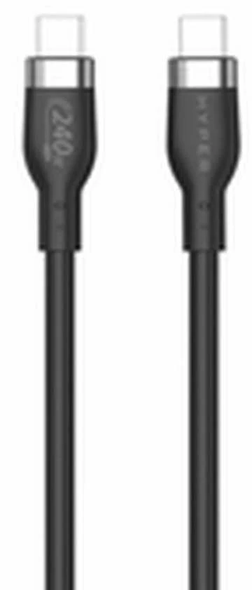 Targus Hyper Hiper | 2M silikoninis 240W USB-C įkrovimo laidas | USB-C į USB-C