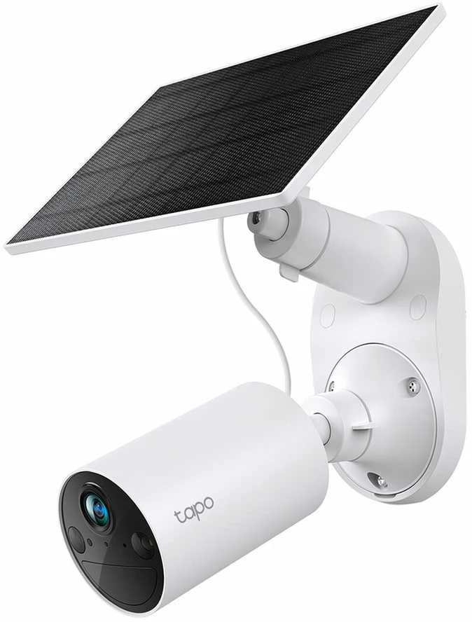 TP-Link kamera „Tapo TC82-KIT“ belaidė lauko apsaugos sistema, 2K 3MP, naktinio matymo, IP65 + TP-Link „Tapo“ saulės modulis 2,5 W, IP65, Juodas EU Baltas EU