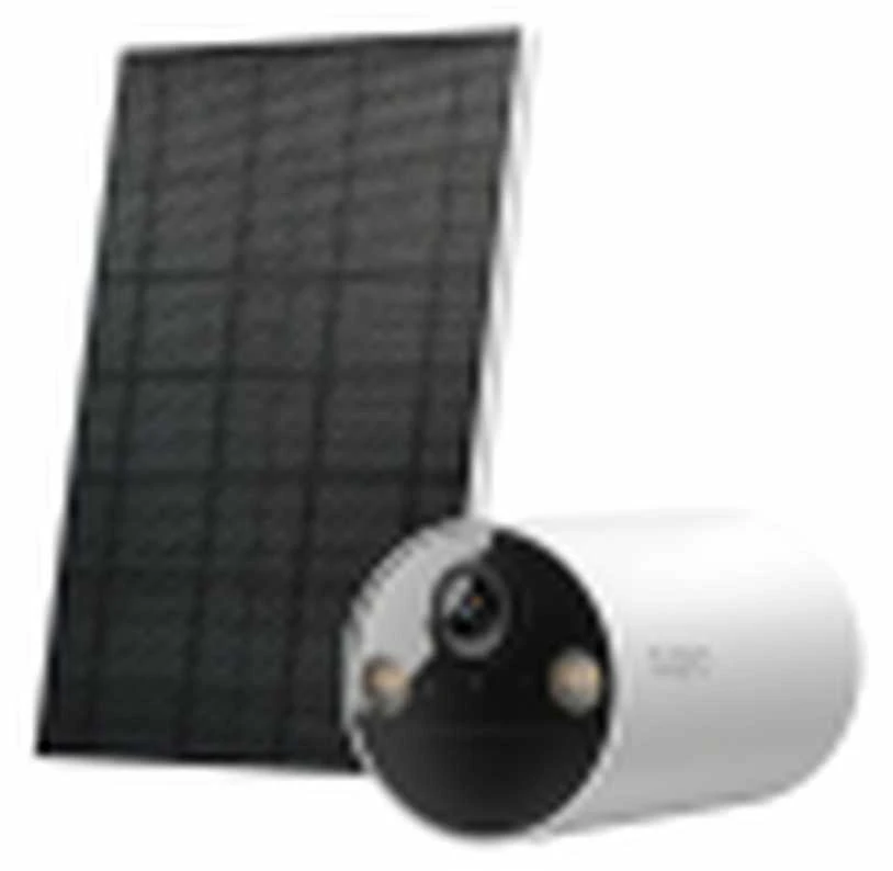 TP-Link kamera „Tapo TC82-KIT“ belaidė lauko apsaugos sistema, 2K 3MP, naktinio matymo, IP65 + TP-Link „Tapo“ saulės modulis 2,5 W, IP65, Juodas EU Baltas EU