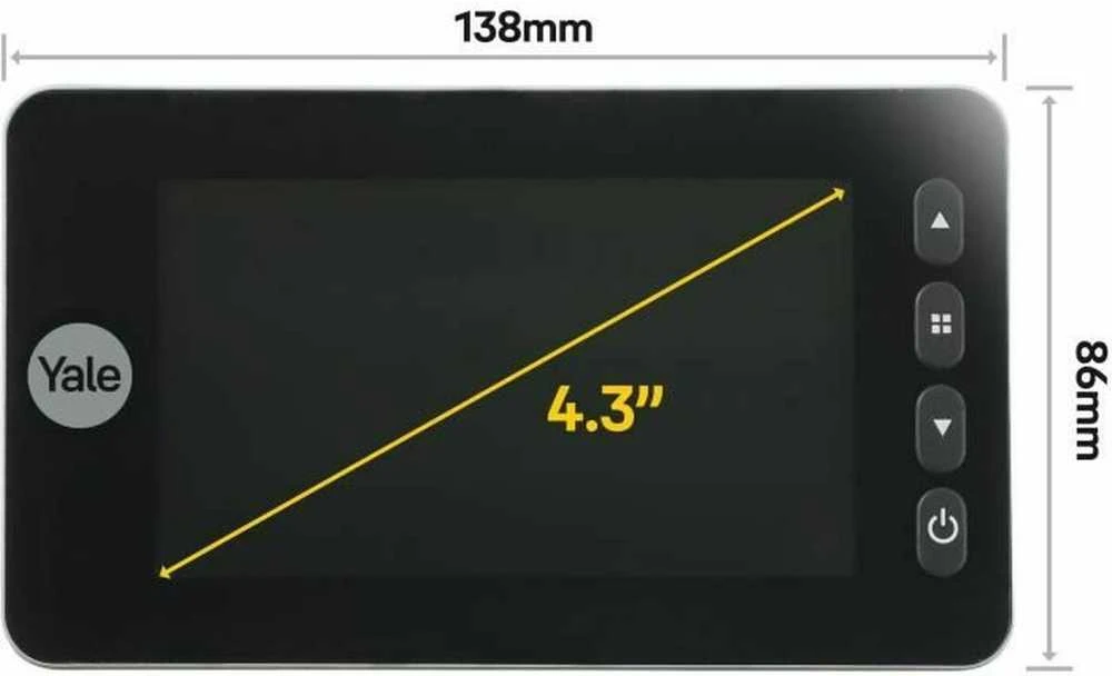 Vaizdo Domofonas - Yale 4.3" Naktinis Matymas