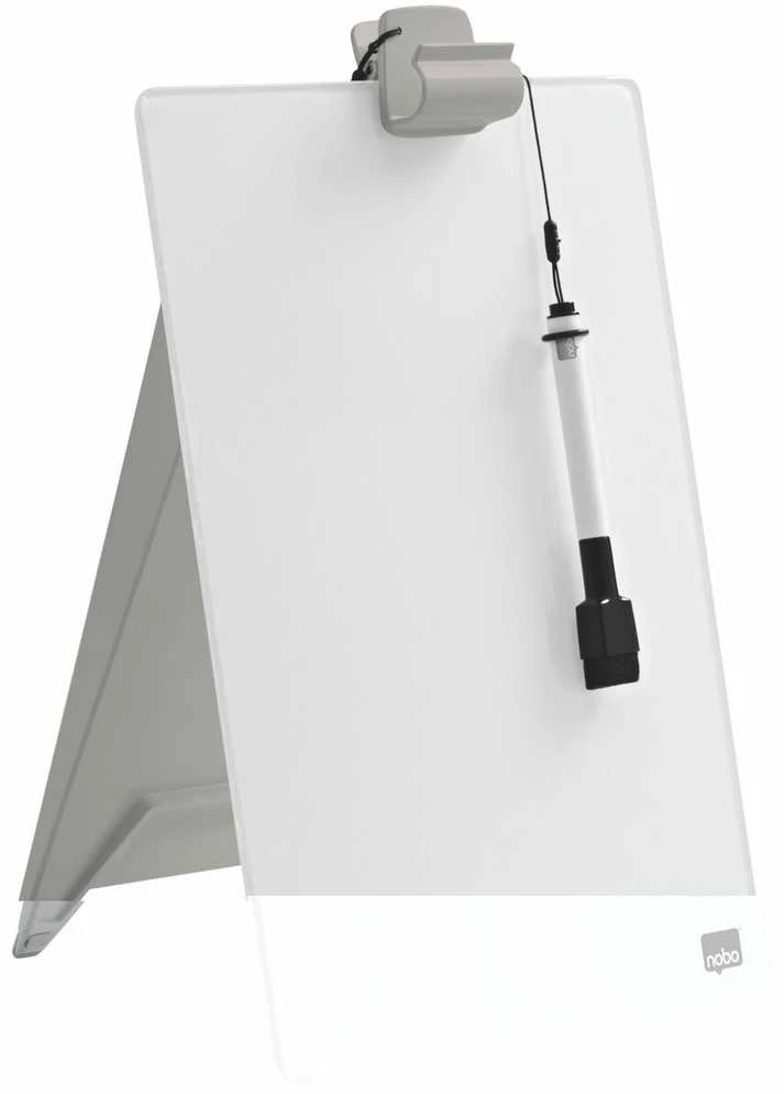 Rexel Stiklinė užrašų lentelė NOBO DIAMOND, nešiojama ir pastatoma, 22x30 cm