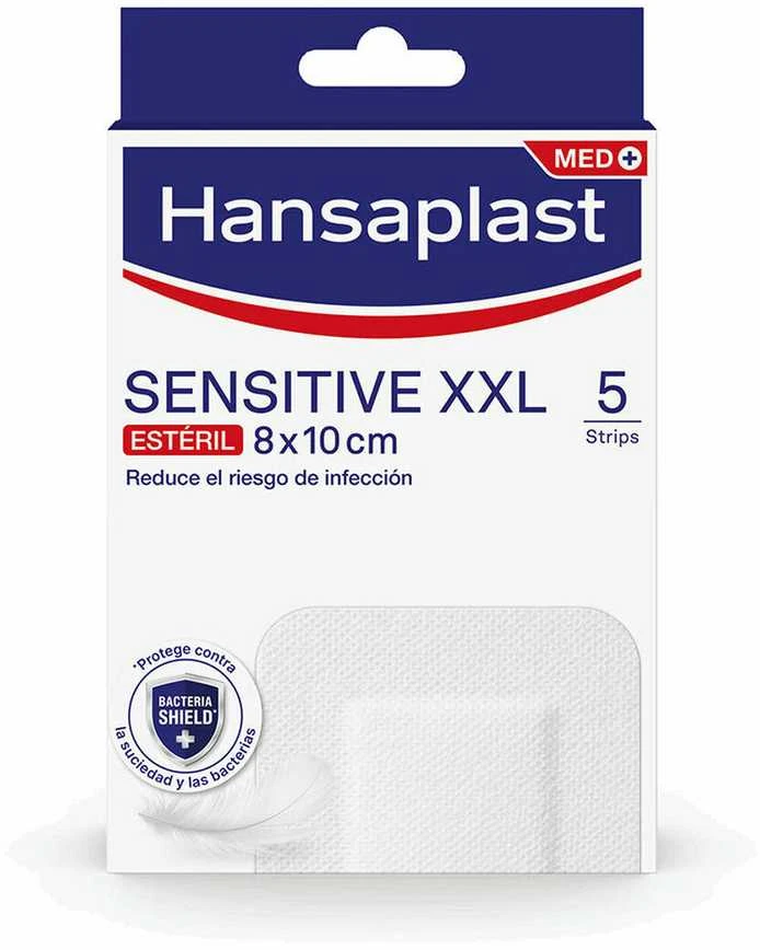 "Hansaplast Sensitive XXL" 8x10 5vnt