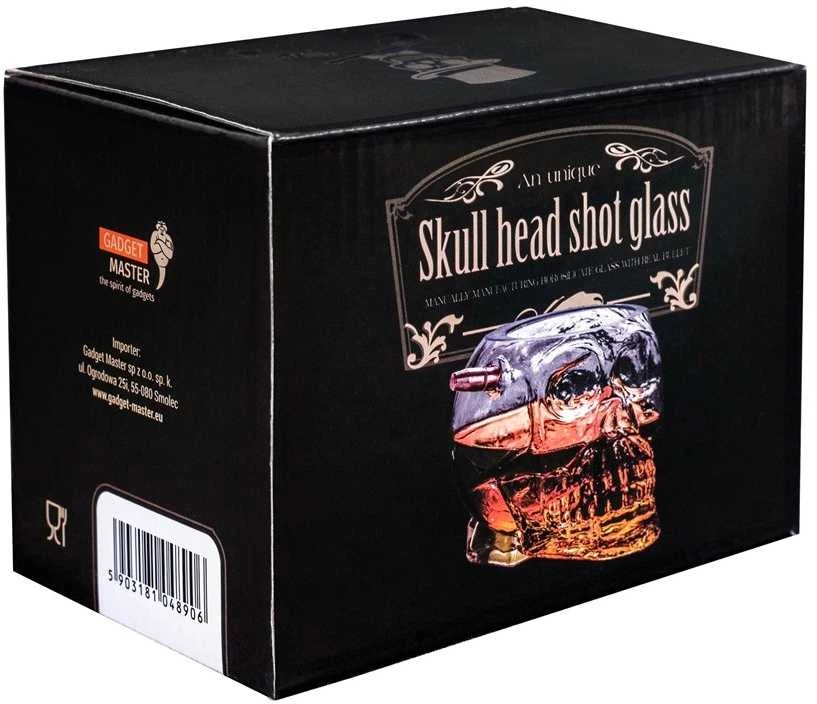 Upominkarnia Kaukolės formos taurė su kulka (340ml)