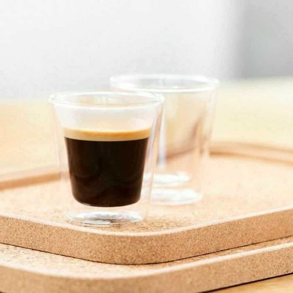 Bodum stiklinės su dviguba siena Valgykla 100 ml 2vnt. Skaidrus