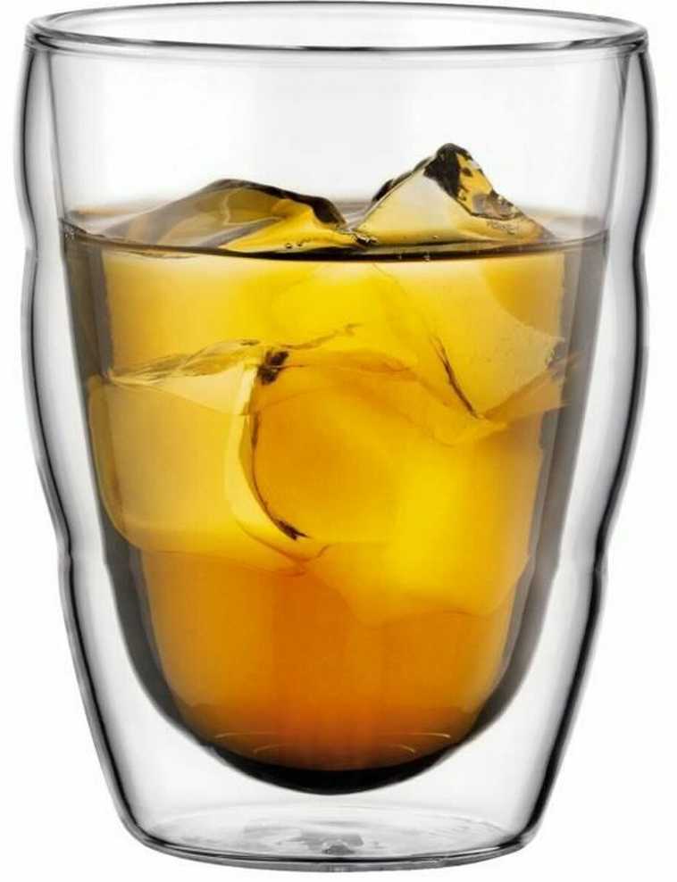 Bodum akiniai su dviguba sienele Pilatus 250 ml 2vnt. Skaidrus
