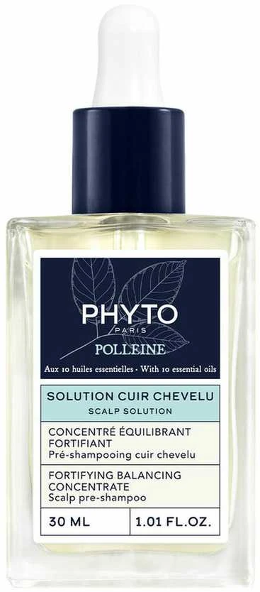 Phyto Polleine Balancing And Fortifying Concentrate Scalp Pre-Šampūnas koncentratas plaukams, 30 ml