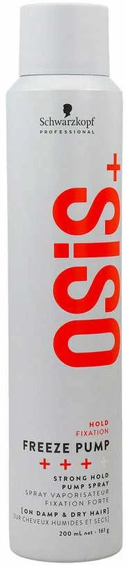 Stiprios fiksacijos plaukų lakas Schwarzkopf Professional OSIS + Freeze Pump (3) 200 ml