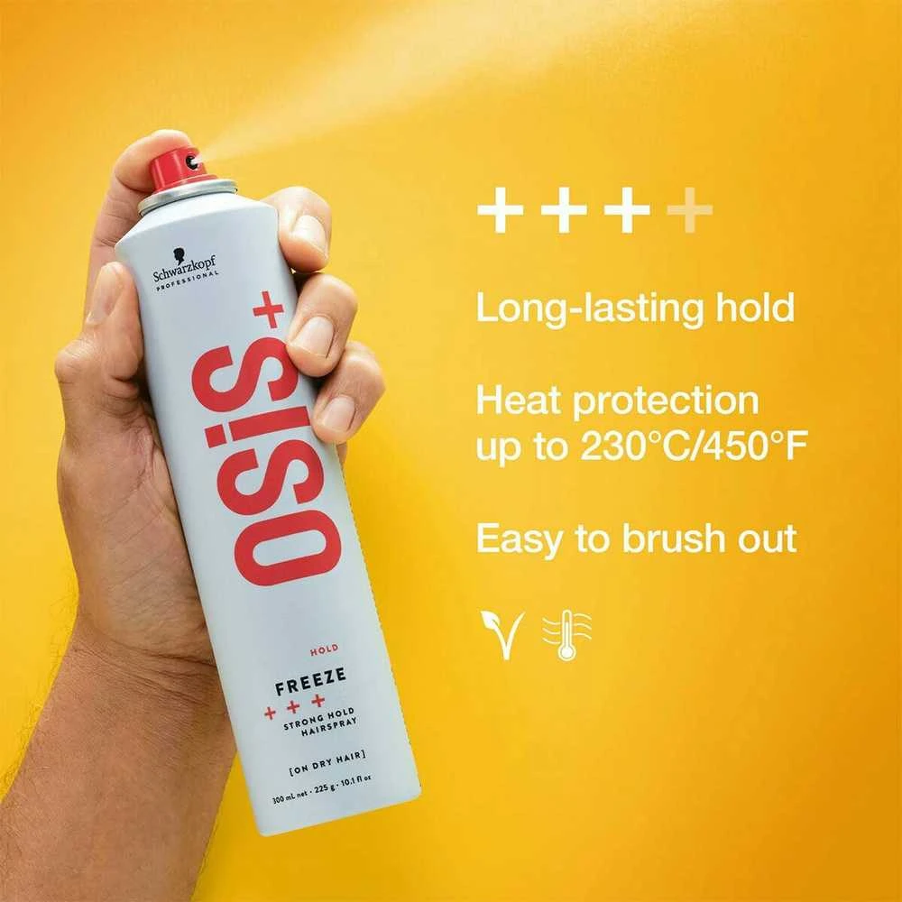 Schwarzkopf Stiprios fiksacijos plaukų lakas OSiS+ Freeze 500ml