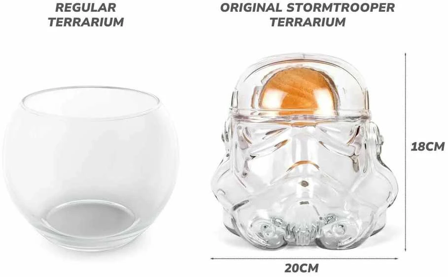 „Thumbs Up“ originalus „Stormtrooper“ terariumas ir sausainių indelis