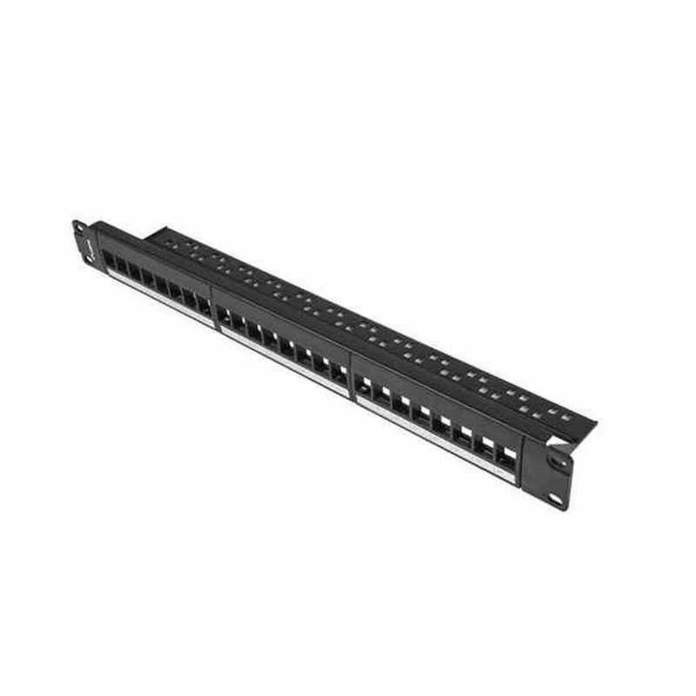 LANBERG PPKS-1024-B Keystone Patch Panel 19 colių 24 prievadas 1U juodas