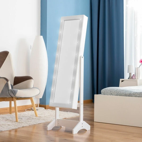 „InnovaGoods Jewight“ laisvai stovintis papuošalų veidrodis su LED apšvietimu