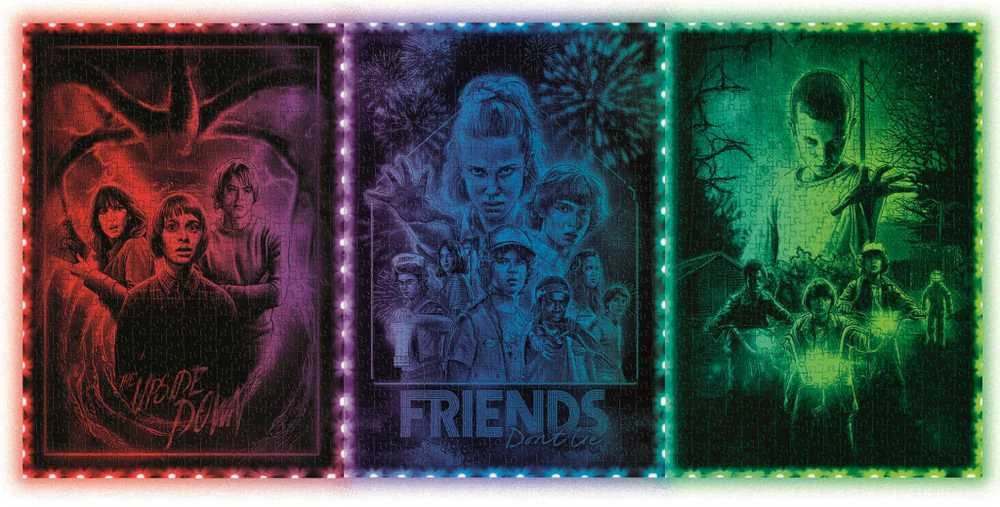 CLEMENTONI dėlionė Stranger Things – Aukštyn kojom, 520 det., 35155
