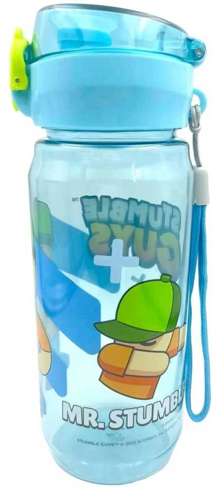 „Stumble Guys“ plastikinis butelis „All Day“ su rankena, 600 ml