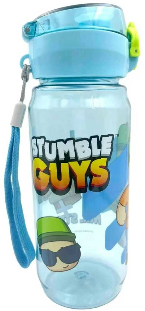 „Stumble Guys“ plastikinis butelis „All Day“ su rankena, 600 ml
