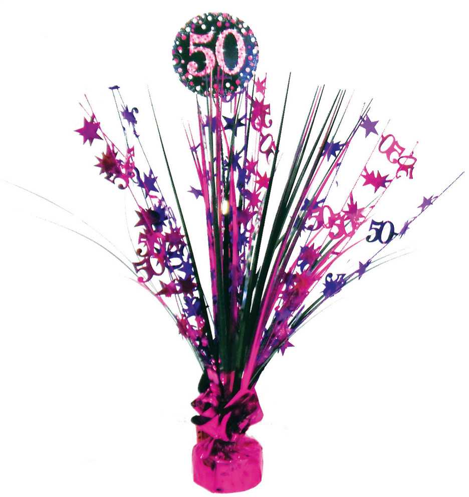 Amscan Bordpynt 50 år Rožinė Sparkling