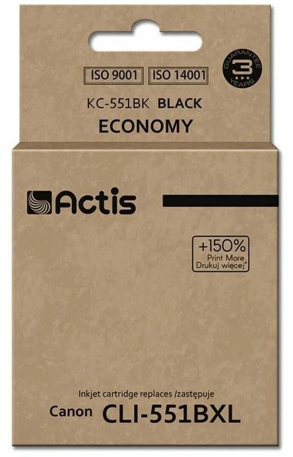 Rašalo Kasetė - Actis KC-551Bk, Juoda