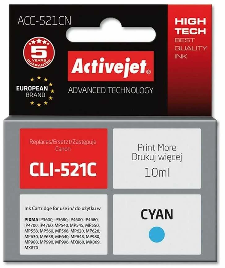 ACTIVEJET CLI-521C melsva rašalinė