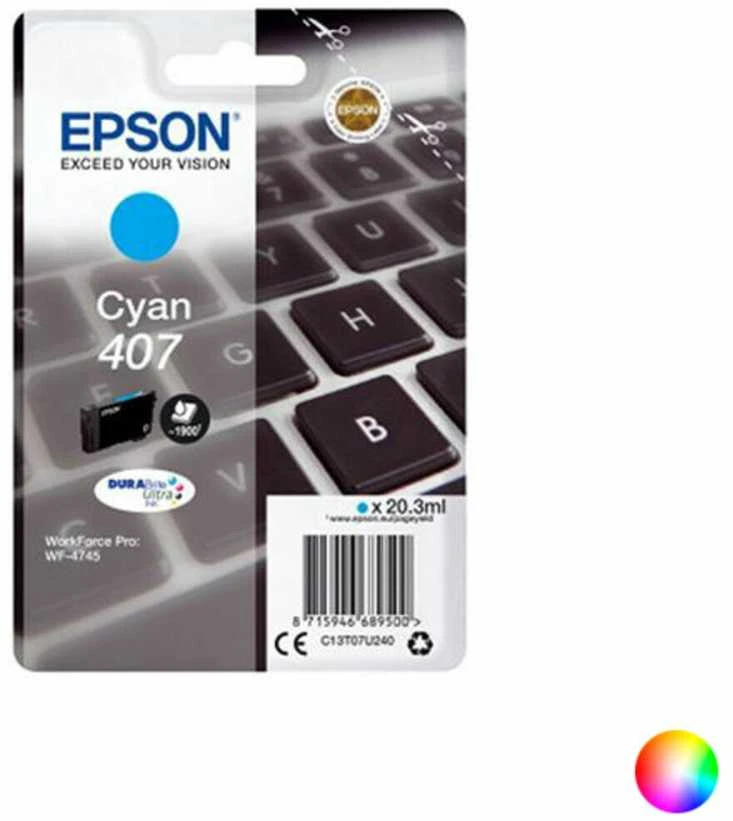 Epson WF-4745 serija | Rašalo kasetė L Geltona | Rašalo kasetė | Geltona