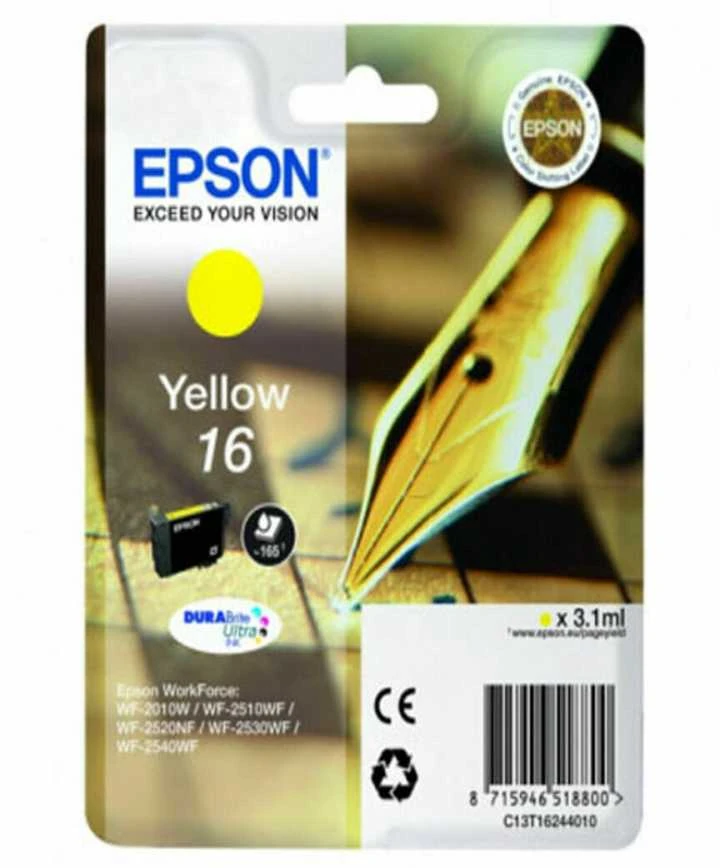 Kasetė - Epson Ink No 16 (C13T16224012, cyan)