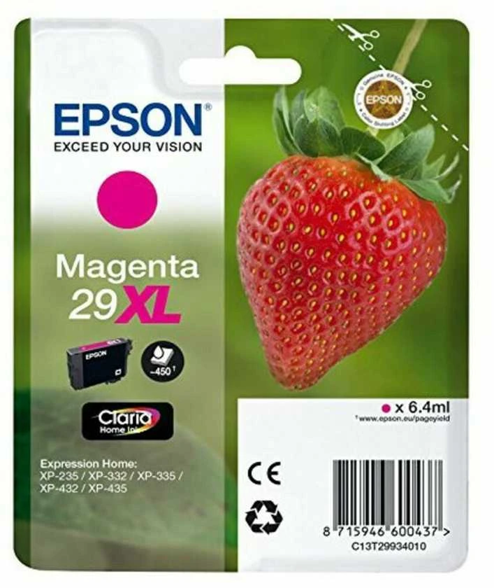 Epson No.29XL (C13T29914012), juoda kasetė