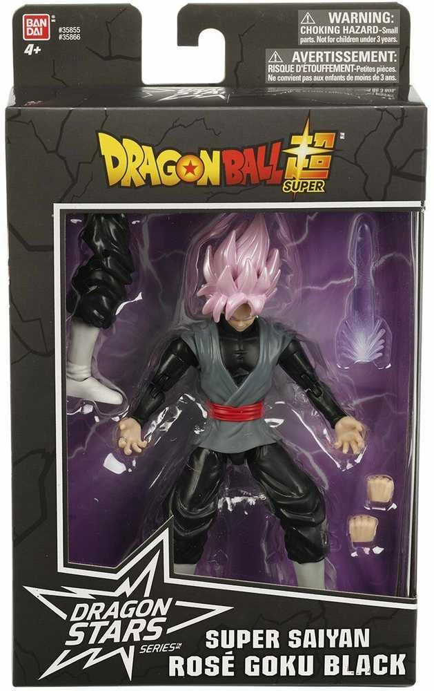 DRAGON STARS Poseable figūrėlė su priedais, 16 cm - Goku Black Rose
