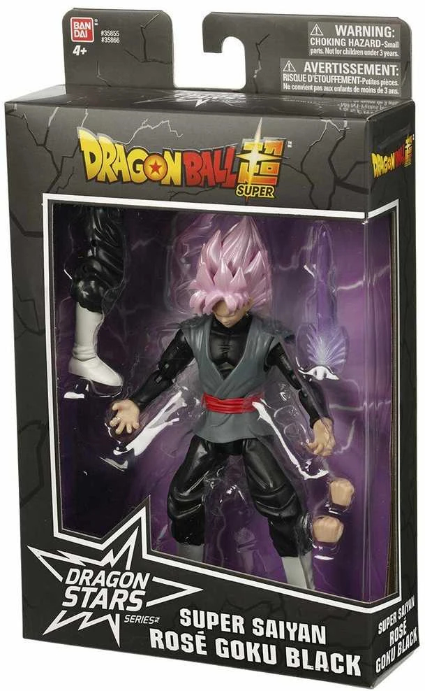 DRAGON STARS Poseable figūrėlė su priedais, 16 cm - Goku Black Rose