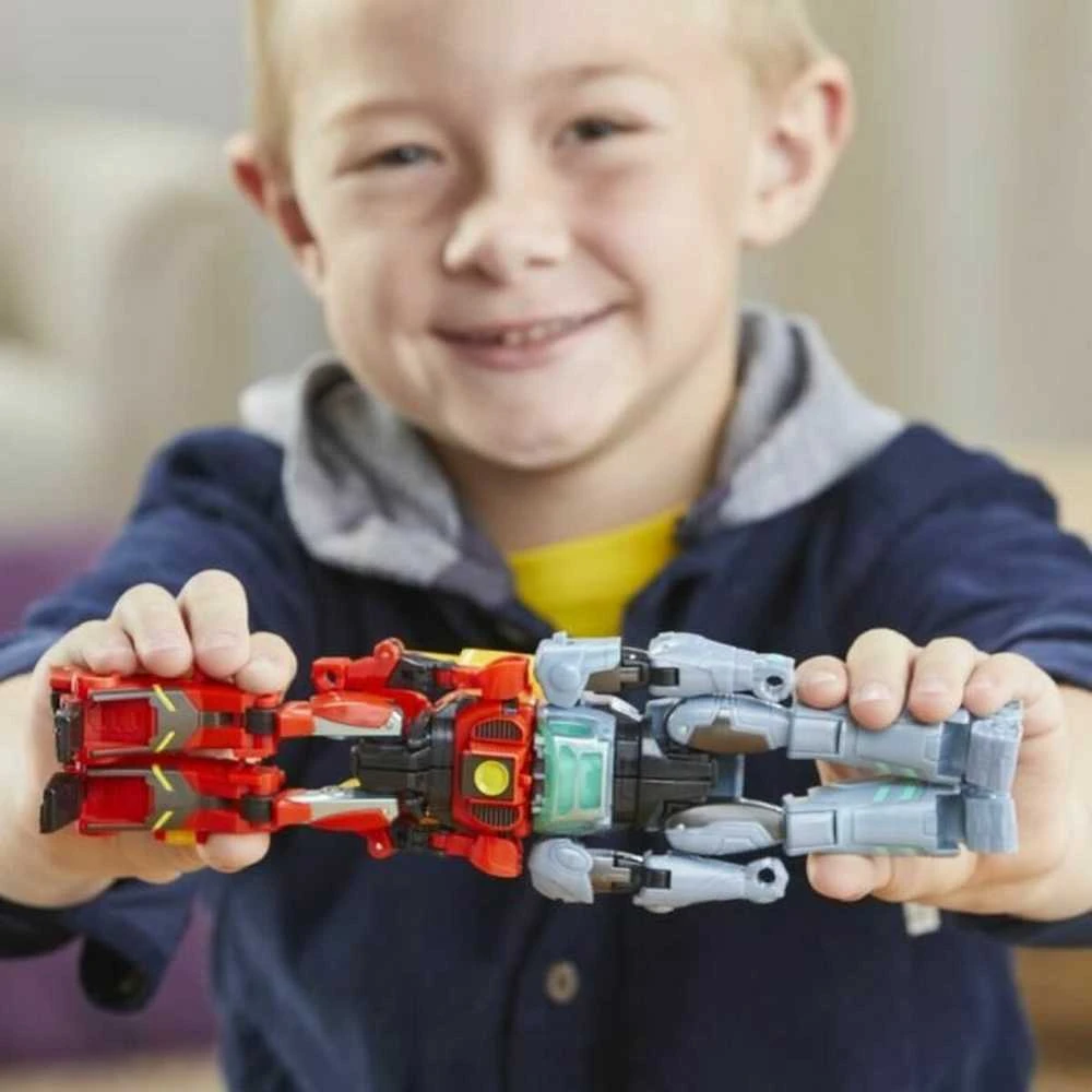 Transformers "EarthSpark Cyber-Combiner" Terran Twitch ir Robby Malto figūrėlės