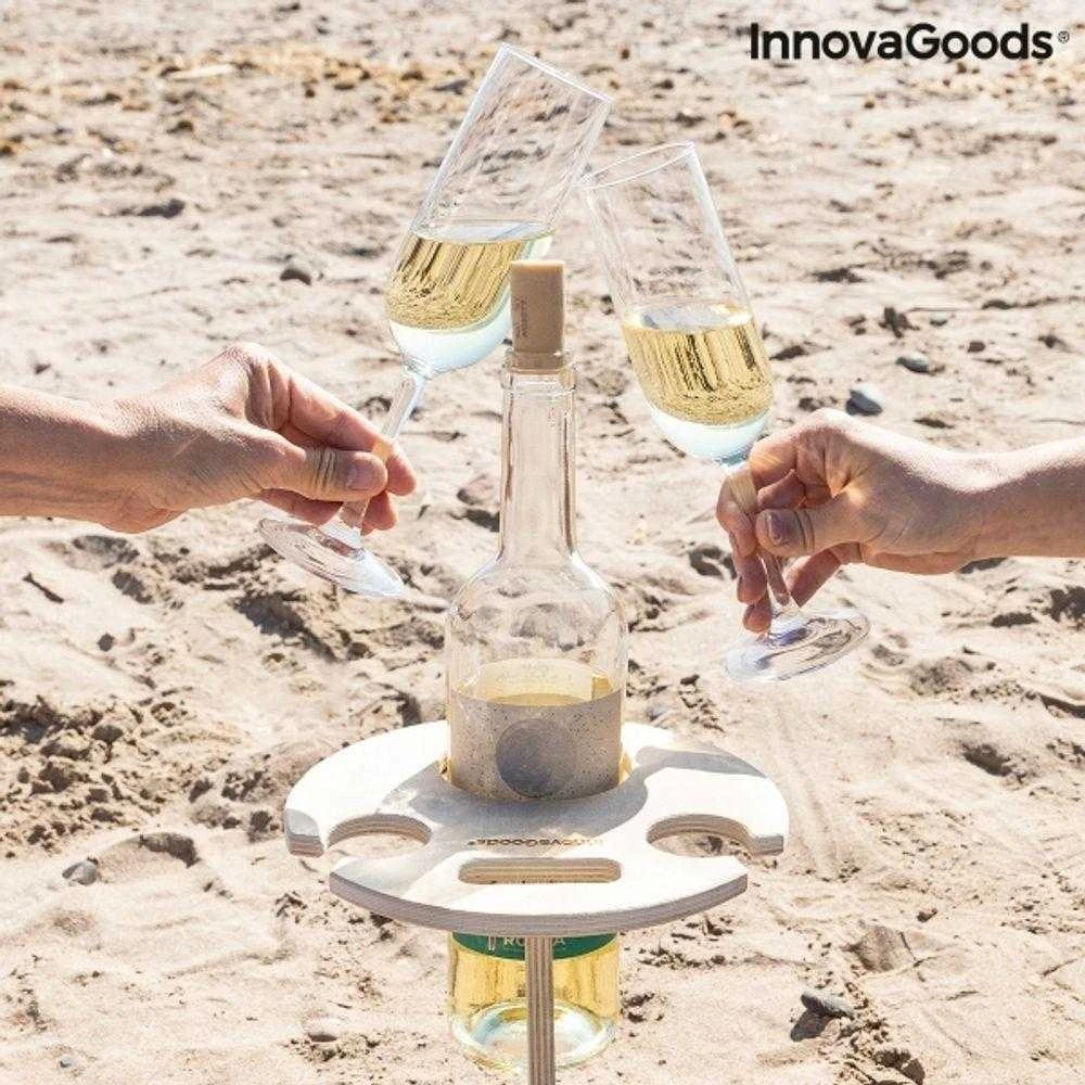 Sulankstomas ir nešiojamas vyno stalas Winnek InnovaGoods
