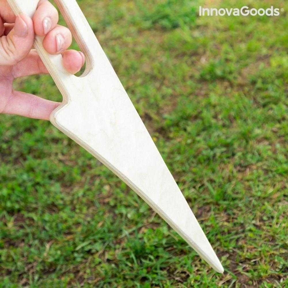 Lauko baldų komplektas Sulankstomas nešiojamas vyno stalas iškylai
