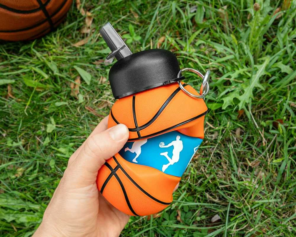 Sulankstomas vandens butelis „BASEKTBALL“