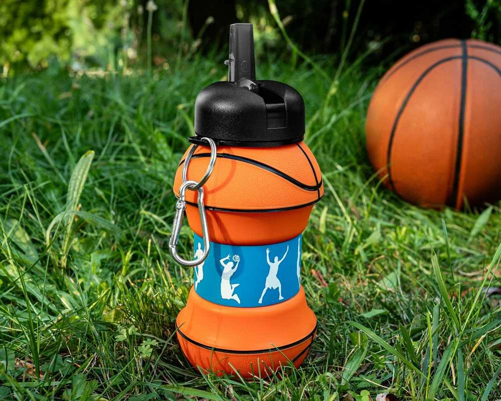 Sulankstomas vandens butelis „BASEKTBALL“