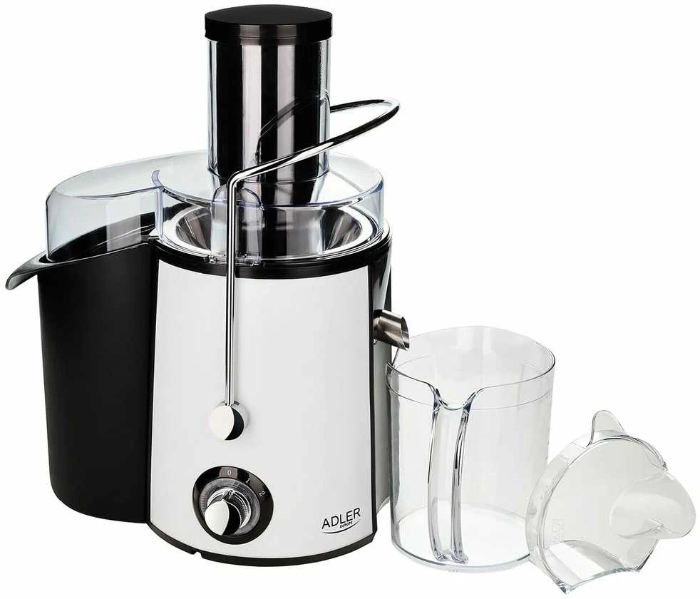 Sulčiaspaudė Adler | Juicer | AD 4128 | Type Juicer maker | Matt Juodas/Baltas | 1000 W | Greičių skaičius 2