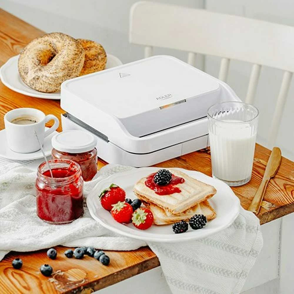 Sumuštinių keptuvas Adler AD 3070W sumuštinių keptuvė Baltas