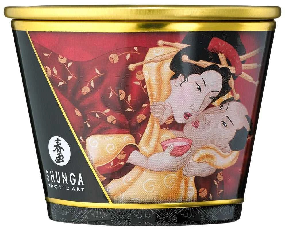 Shunga Masažinė žvakė „Romantika“ 170 ml